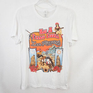 Ian Munsick Not a Public Figure tee retro western skull bronco size medium M